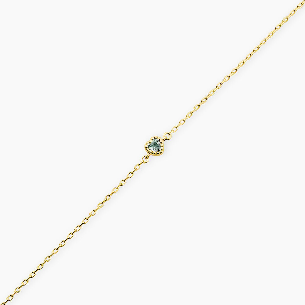 Bracelet Poem Argent Jaune Topaze Bleu Sky - Bracelets fantaisie Femme | Marc Orian