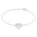 Bracelet Elansa Argent Blanc Oxyde De Zirconium - Bracelets chaînes Femme | Marc Orian