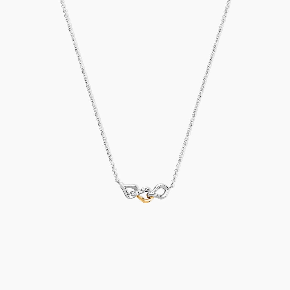 Collier Or Jaune Argent Blanc Oxyde De Zirconium - Colliers avec pierres Femme | Marc Orian