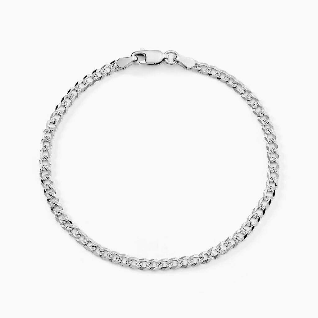 Bracelet Maille Nohane Argent Blanc - Bracelets fantaisie Femme | Marc Orian