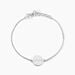 Bracelet Eternelle Argent Blanc - Bracelets Medailles Femme | Marc Orian