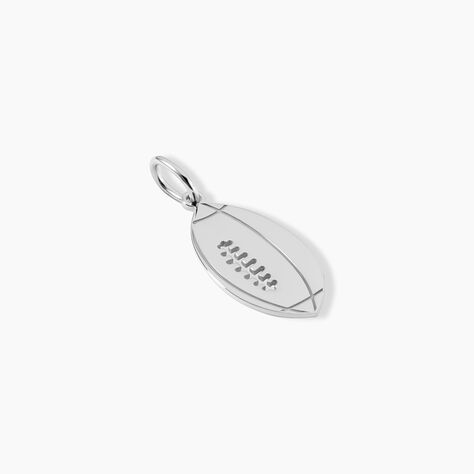 Pendentif Elrick Argent Blanc - Bijoux fantaisie Homme | Marc Orian