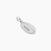 Pendentif Elrick Argent Blanc - Bijoux fantaisie Homme | Marc Orian