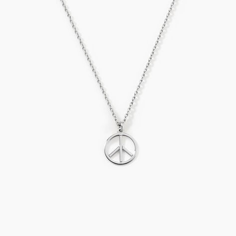 Collier Mahli Argent Blanc - Colliers Femme | Marc Orian