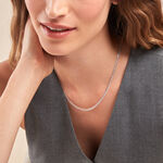 Cha&icirc;ne Nohane Argent Blanc - Colliers fantaisie Femme | Marc Orian