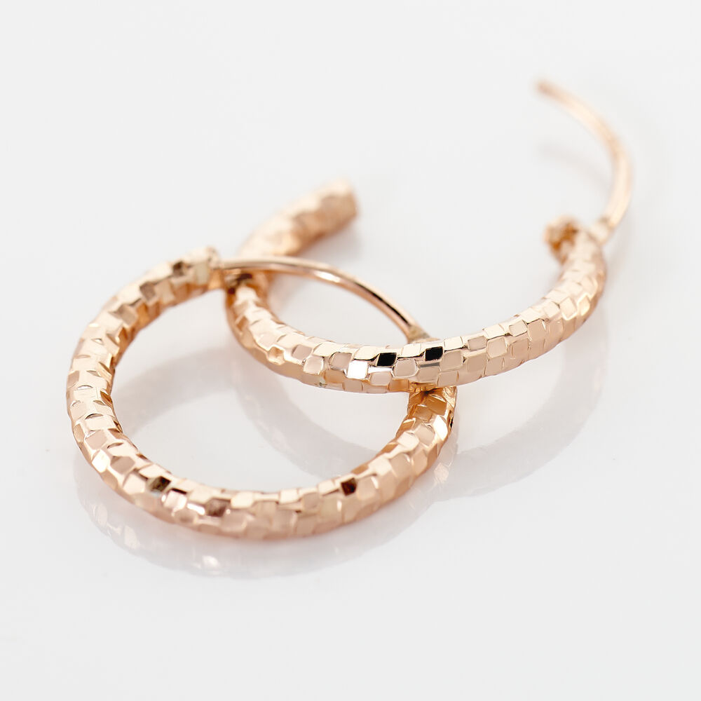 Créoles Argent Rose Agathe - Créoles Femme | Marc Orian