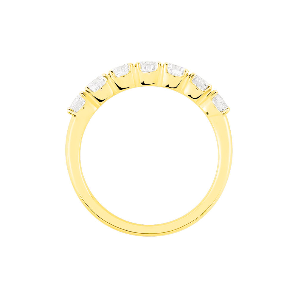 Alliance Eloise Or Jaune Diamant - Alliances avec pierres Femme | Marc Orian