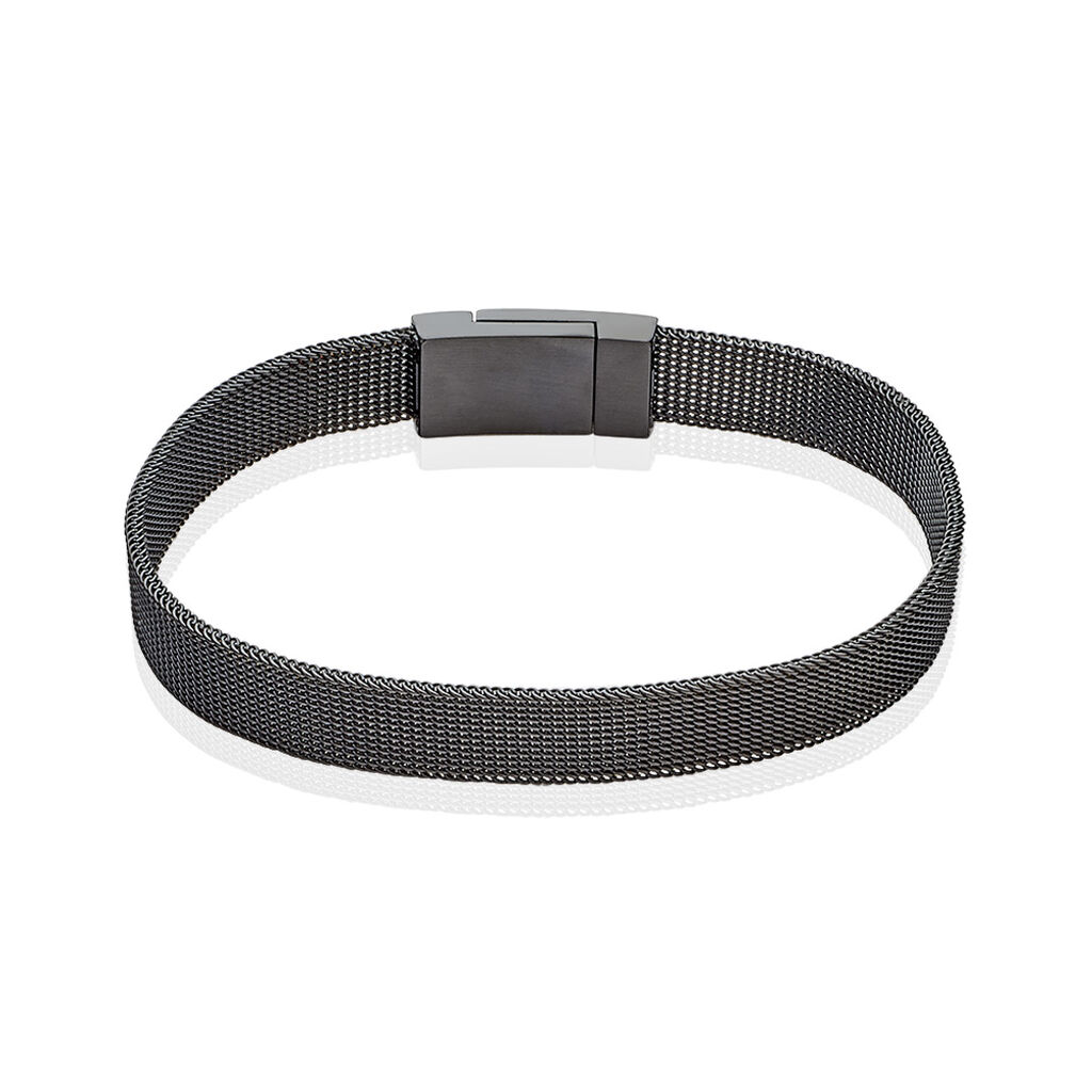 Bracelet Alphee Acier Noir - Bracelets Homme | Marc Orian