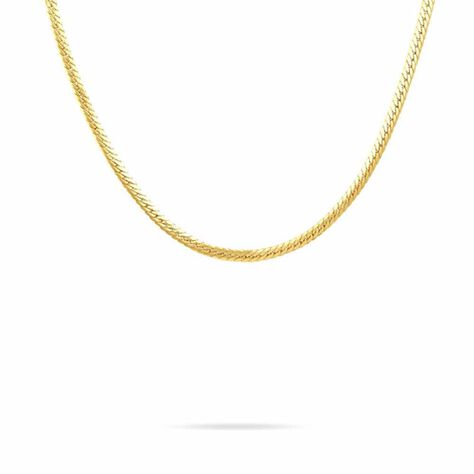 Collier Izel Maille Anglaise Or Jaune - Chaines Femme | Marc Orian