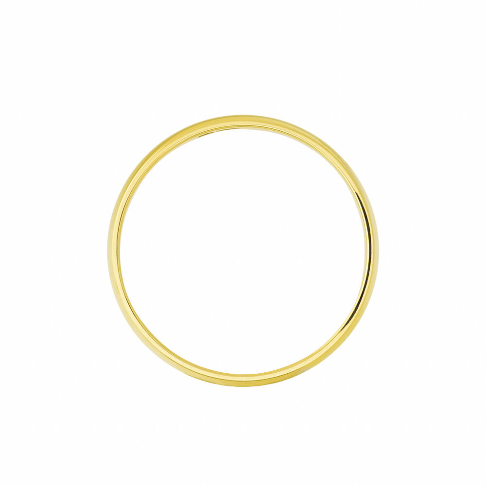 Alliance Irais Demi Jonc Classique Or Jaune - Alliances personnalis&eacute;es Famille | Marc Orian