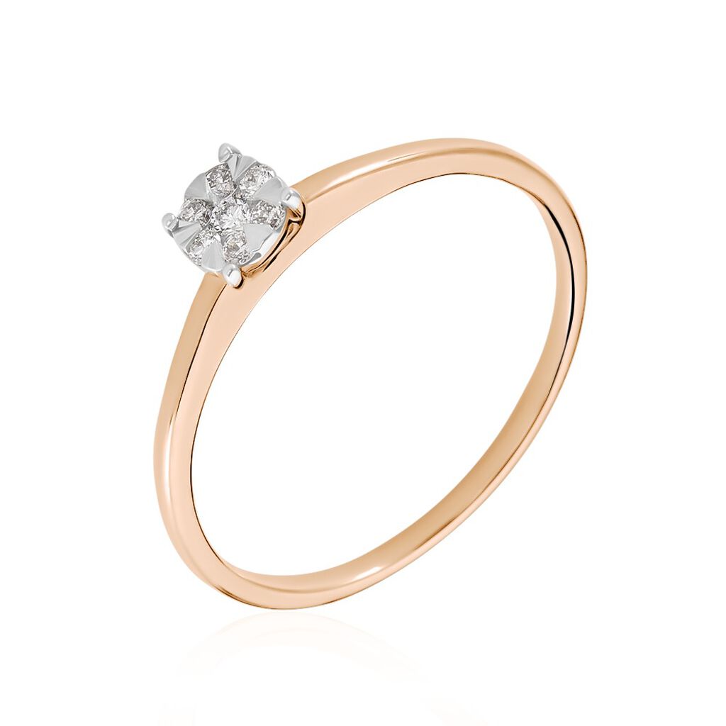 Bague Solitaire Or Rose Dream Diamants - Solitaires Femme | Marc Orian
