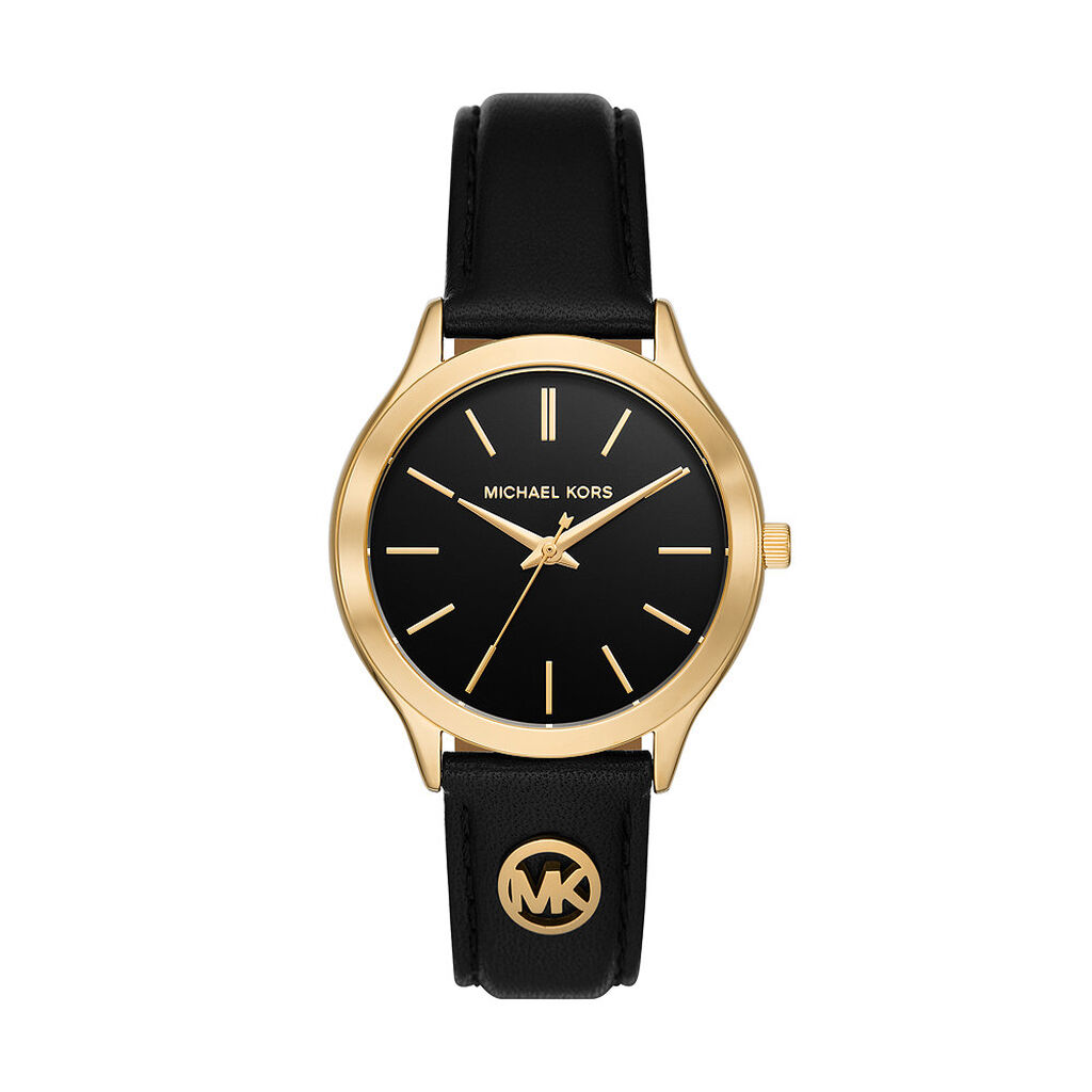 Montre Michael Kors Slim Runway Noir - Montres &eacute;tanches Femme | Marc Orian
