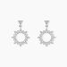 Boucles D'oreilles Pendantes Teana Argent Blanc Oxyde De Zirconium - Nouveautés Femme | Marc Orian