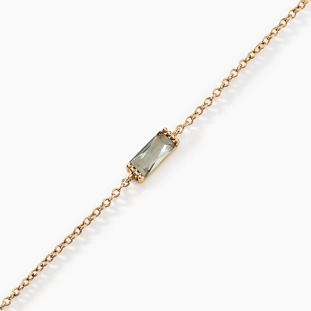 Bracelet Luccia Plaqu&eacute; Or Dor&eacute; Pierre D'imitation - Bracelets fantaisie Femme | Marc Orian