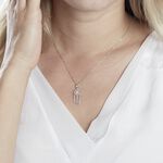 Collier Ioannina Argent Blanc Oxyde De Zirconium - Colliers avec pierres Femme | Marc Orian