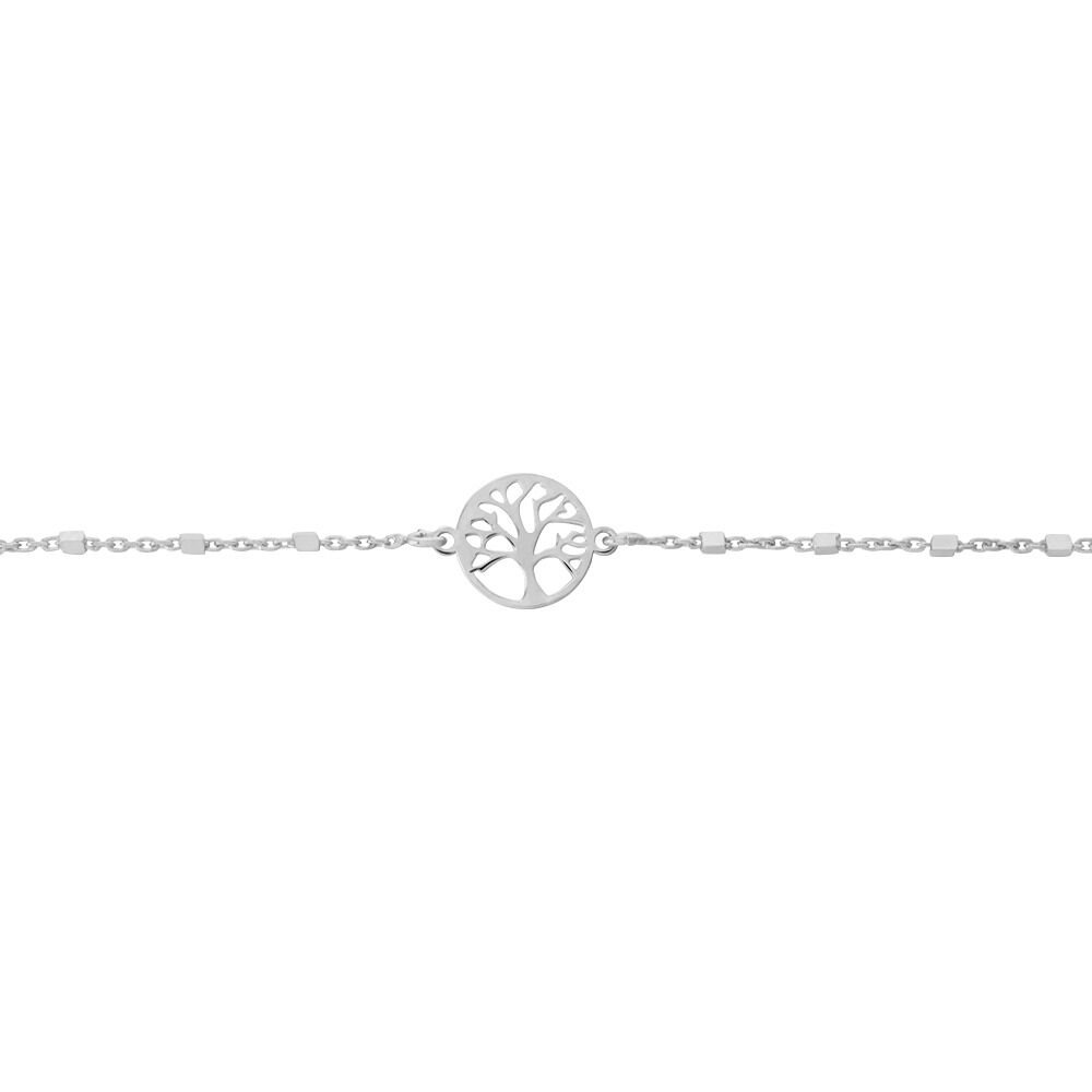 Bracelet Zelee Argent Blanc - Bracelets chaînes Femme | Marc Orian