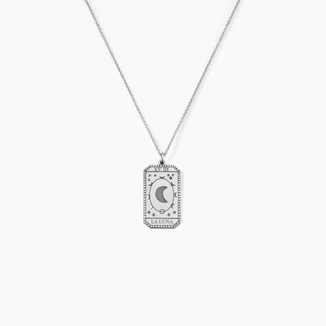 Collier Arcane Argent Blanc - Colliers Homme | Marc Orian