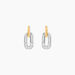 Boucles D'Oreilles Puces Or Jaune Oxyde De Zirconium - Puces Femme | Marc Orian
