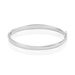 Bracelet Jonc Thaira Argent Blanc - Bracelets joncs Femme | Marc Orian