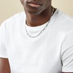Collier Vivian Argent Blanc - Chaines Homme | Marc Orian