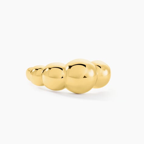 Bague Bulle Doree Acier Jaune - Bagues dorées Femme | Marc Orian