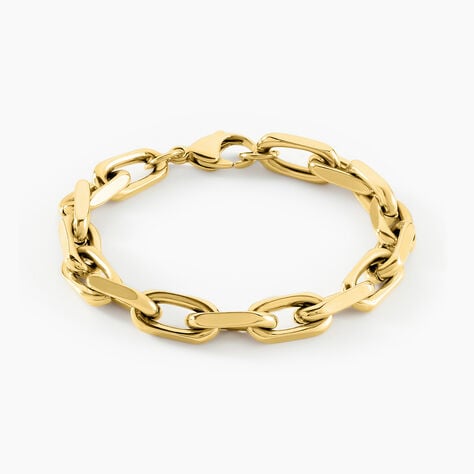 Bracelet Anadia Acier Jaune - Bracelets mailles Femme | Marc Orian