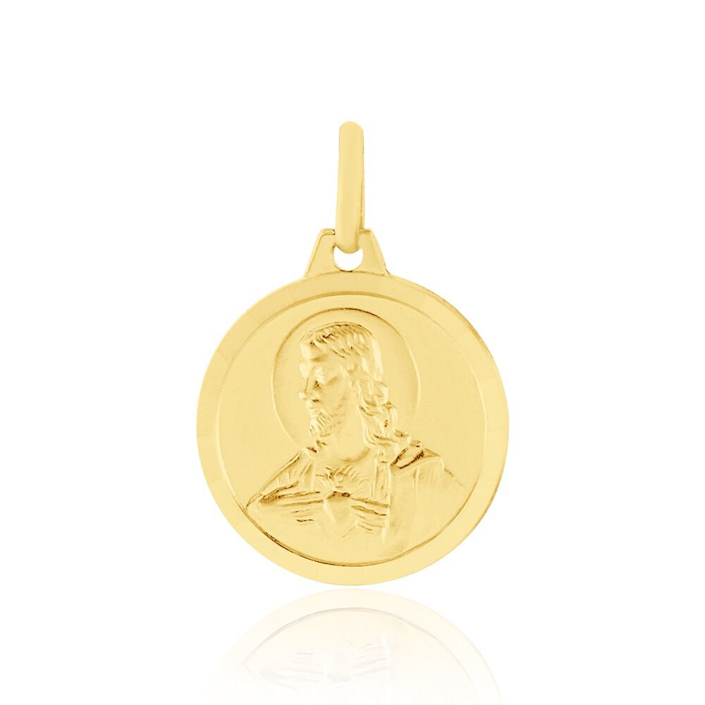 Pendentif Christ Or Jaune - Médailles et médaillons Famille | Marc Orian