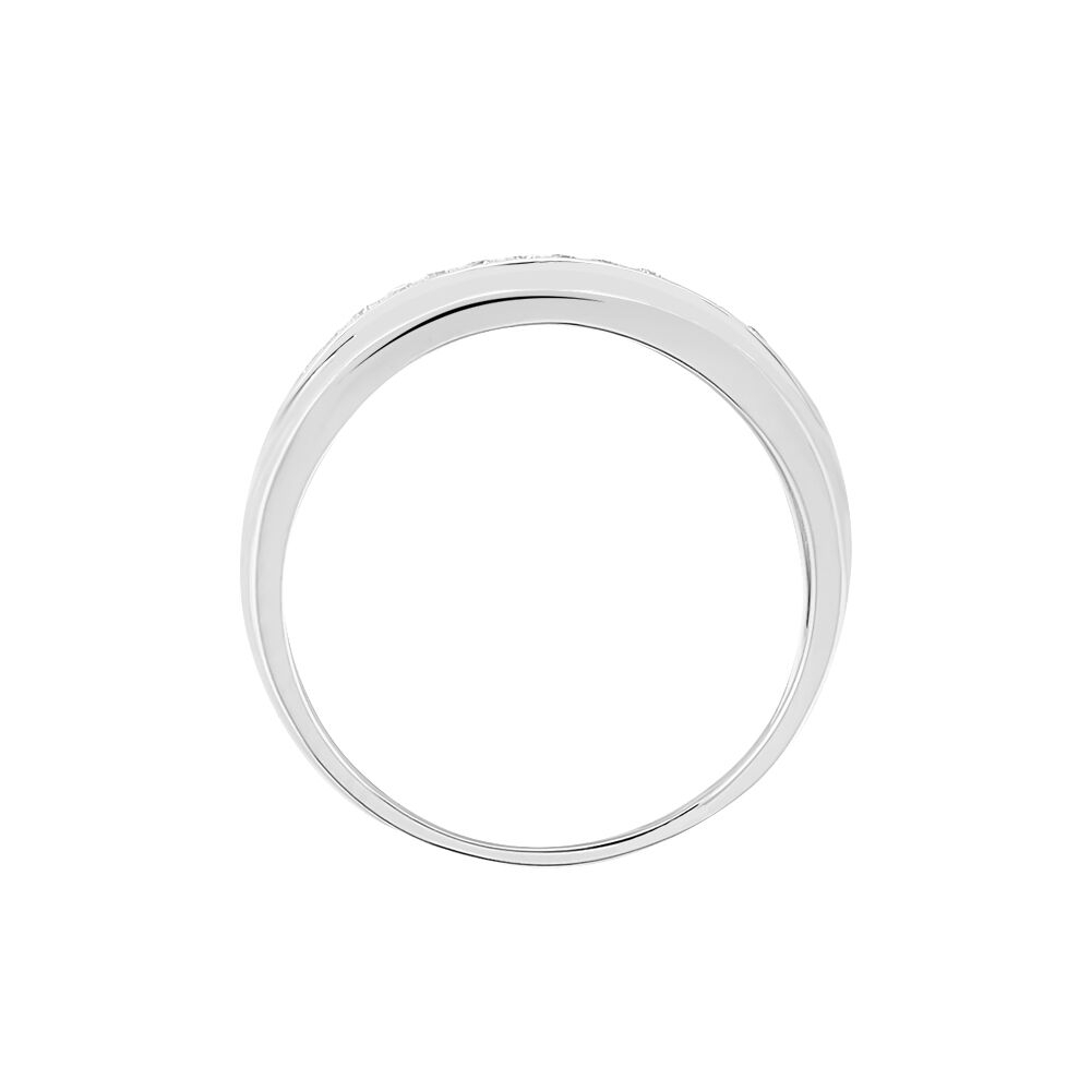 Bague Vianca Or Blanc Diamant - Bagues pierres précieuses Femme | Marc Orian