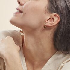 Créoles Telya Or Jaune - Boucles d'oreilles Créoles Femme | Marc Orian