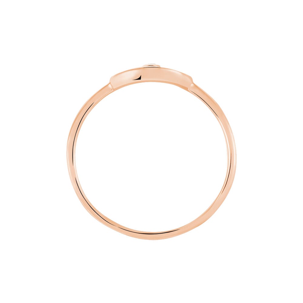 Bague Peinda Argent Rose Oxyde De Zirconium - Bagues avec pierre Femme | Marc Orian
