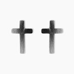 Boucles D'oreilles Puces Phebus Him Acier Noir - Puces Homme | Marc Orian