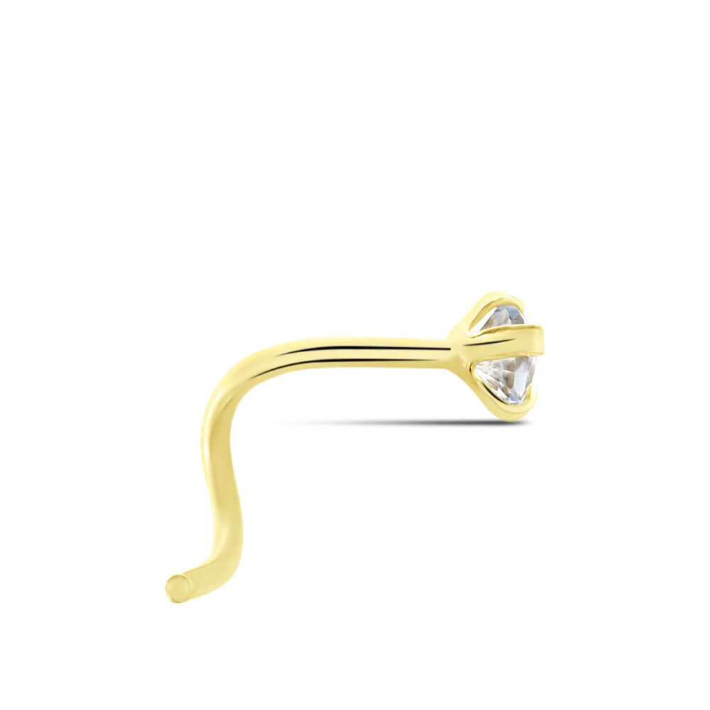 Piercing De Nez Or Jaune Oxyde De Zirconium - Piercing Nez Femme | Marc Orian