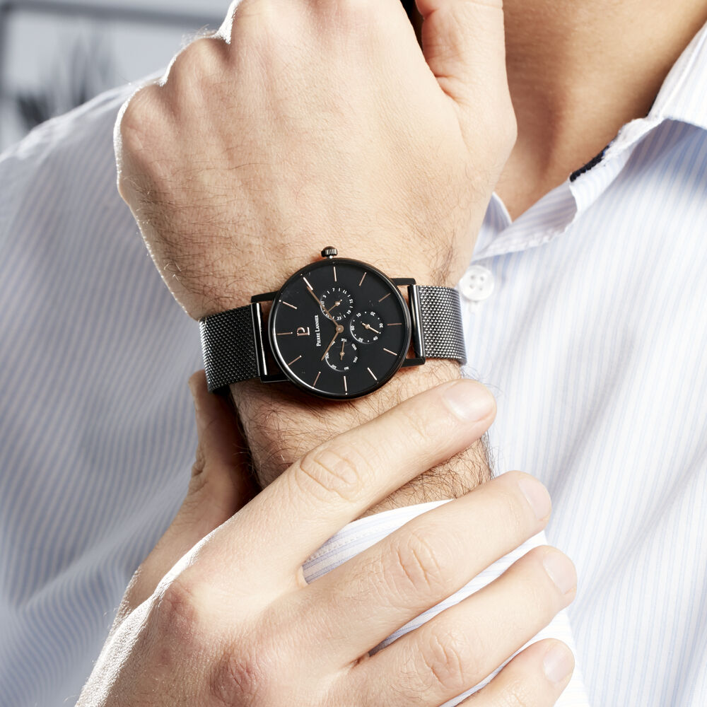 Montre Pierre Lannier Collection Cityline Noir - Montres étanches Homme | Marc Orian