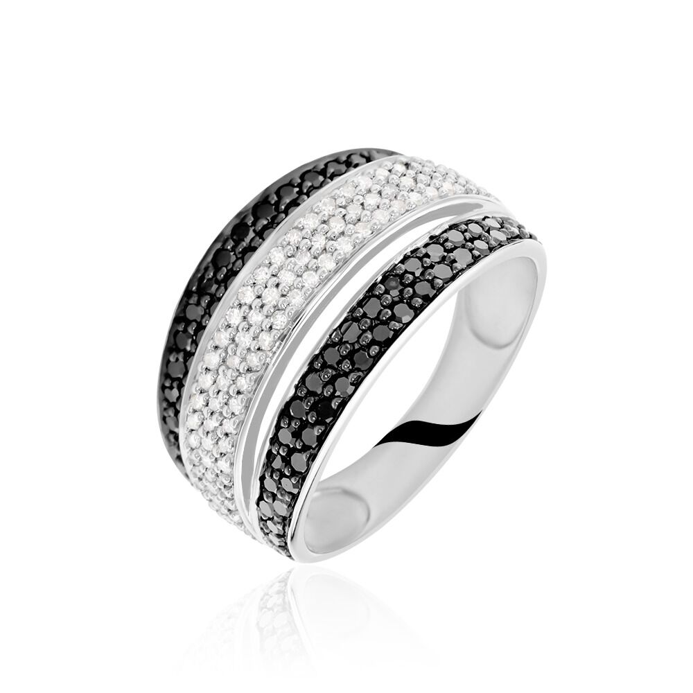 Bague Cihan Or Blanc Diamant - Bagues pierres précieuses Femme | Marc Orian