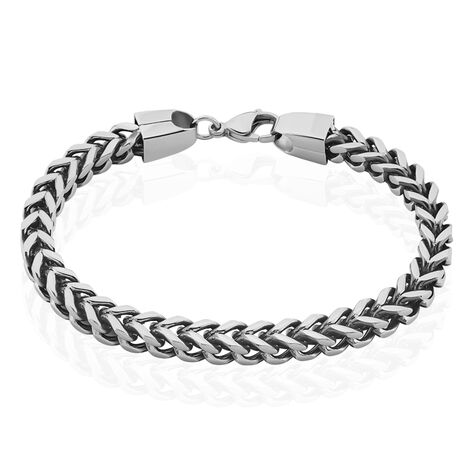 Bracelet Manuel Acier Blanc - Bracelets mailles Homme | Marc Orian