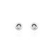 Boucles D'oreilles Puces Fidelia Boule Or Blanc - Puces Femme | Marc Orian