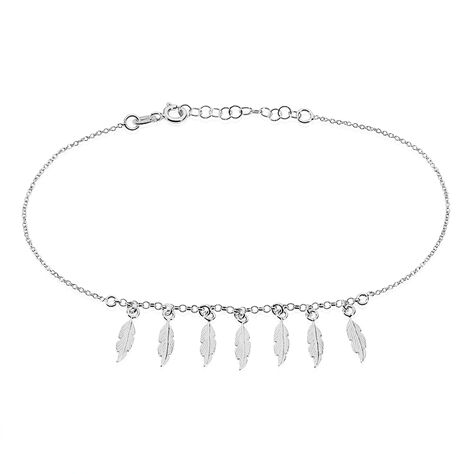 Chaîne De Cheville Altea Argent Blanc - Chaines de cheville Femme | Marc Orian