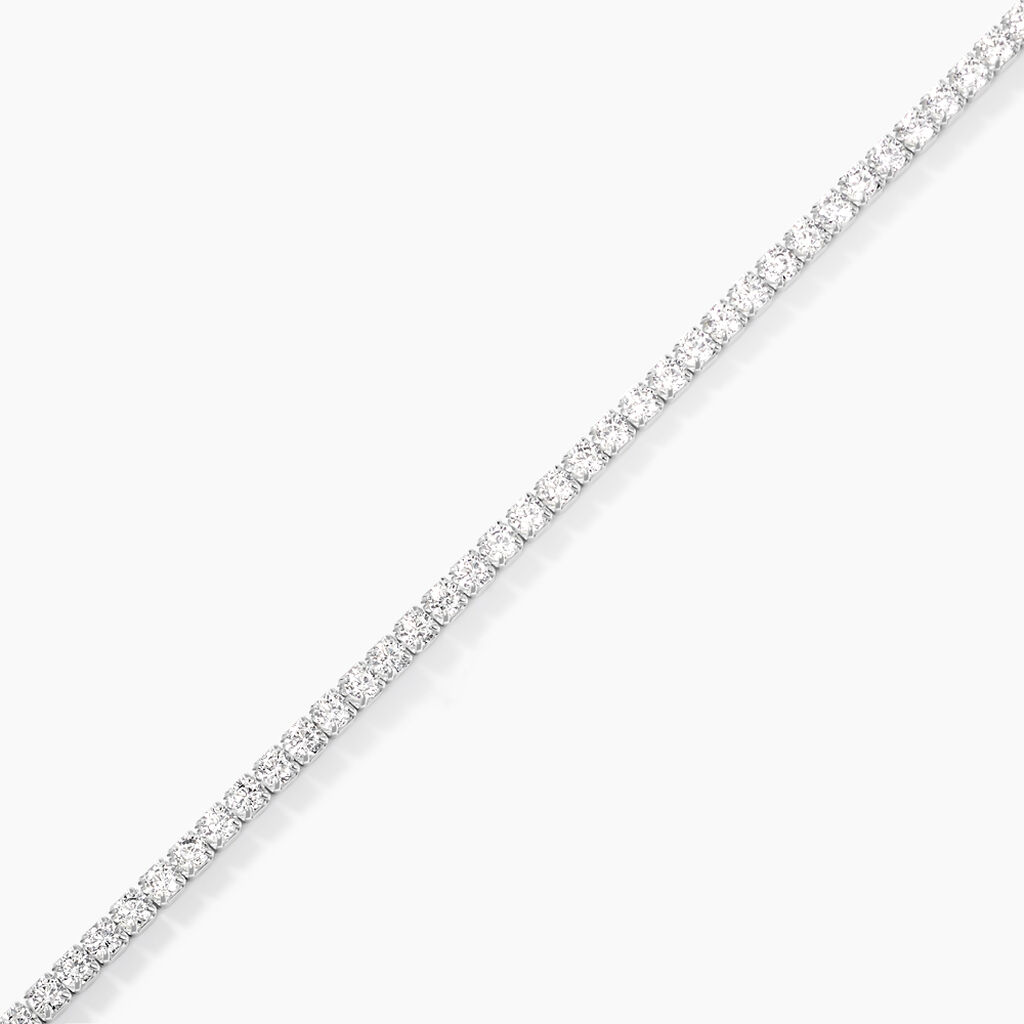 Bracelet Lou-anne Argent Blanc Oxydes De Zirconium - Bracelets chaînes Femme | Marc Orian