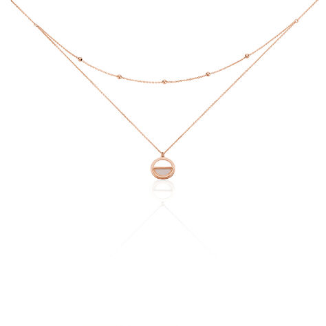 Collier Or Rose Cendra Forme Cercle - Colliers Femme | Marc Orian