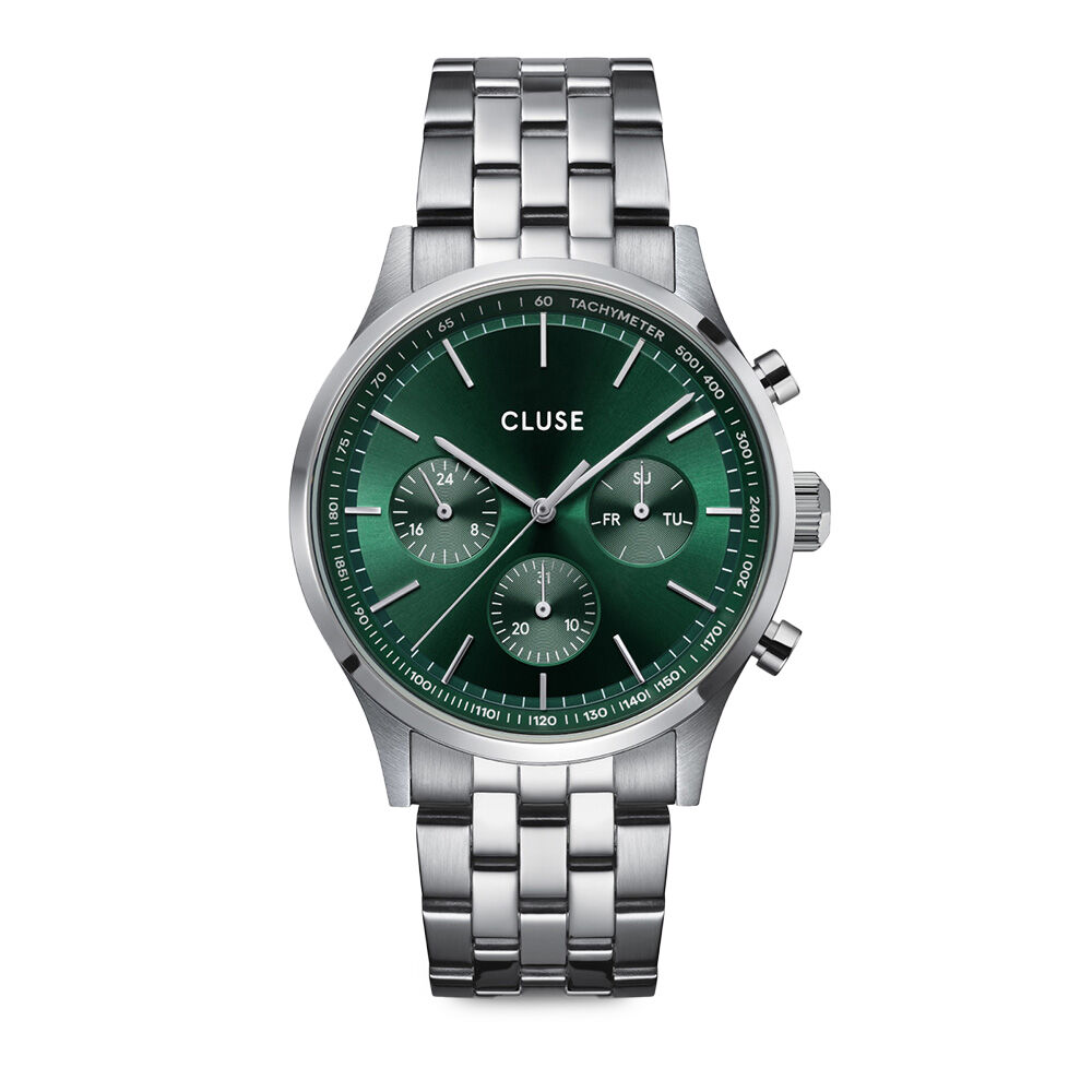 Montre Cluse Anthéor Multifonction Vert - Montres étanches Homme | Marc Orian
