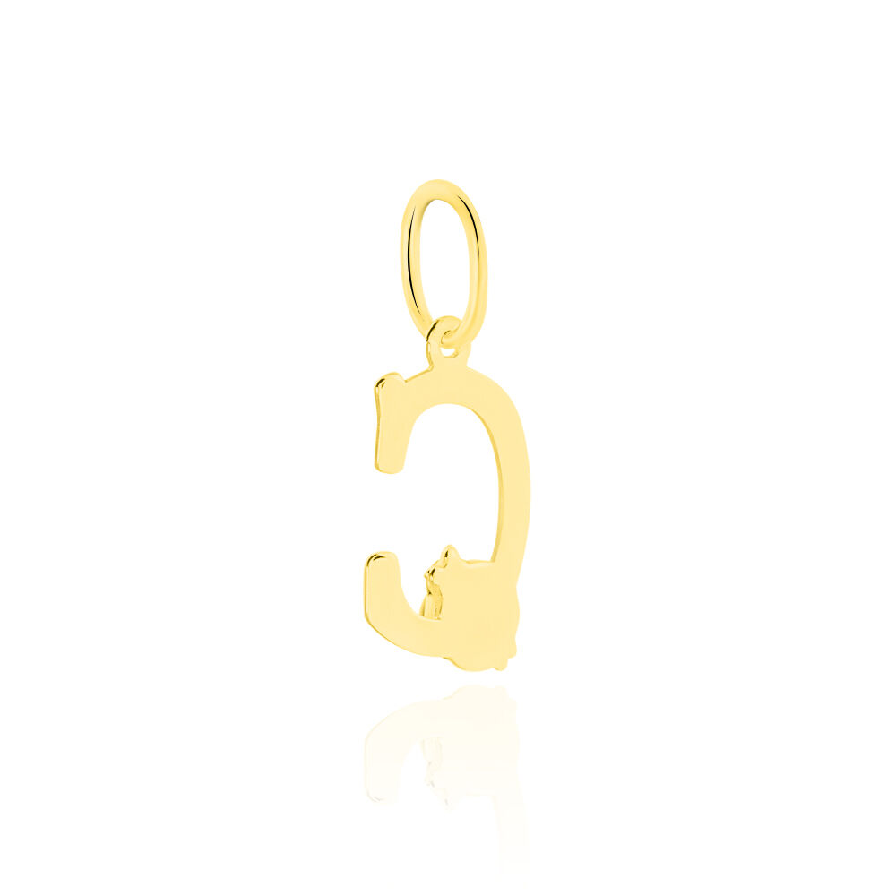 Pendentif Helidie Coccinelle Lettre Or Jaune - Pendentifs Enfant | Marc Orian