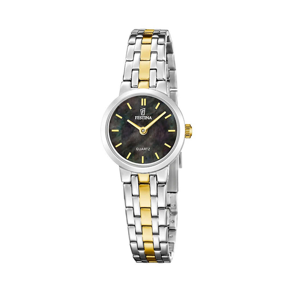 Montre Festina Mademoiselle 23 Nacre Noire - Montres &eacute;tanches Femme | Marc Orian