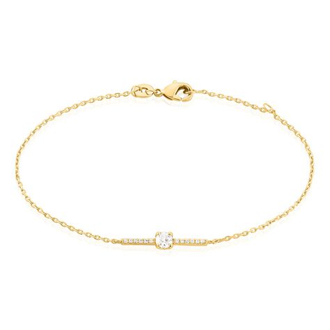 Bracelet Fergie Plaqu&eacute; Or Jaune Oxyde De Zirconium - Bracelets fantaisie Femme | Marc Orian
