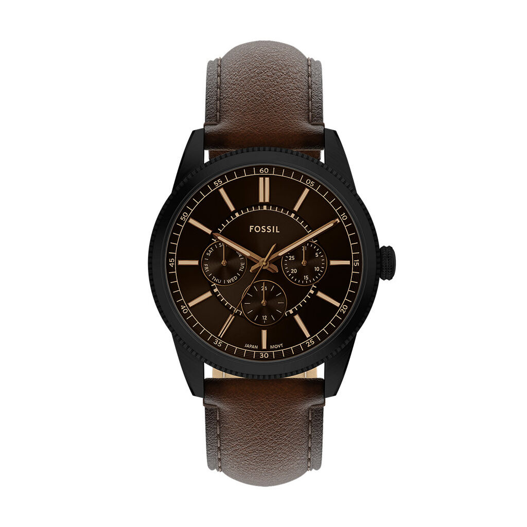 Montre Fossil Pearson Noir - Montres étanches Homme | Marc Orian
