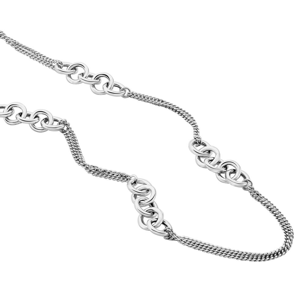 Collier Akira Argent Blanc - Colliers multirangs Femme | Marc Orian