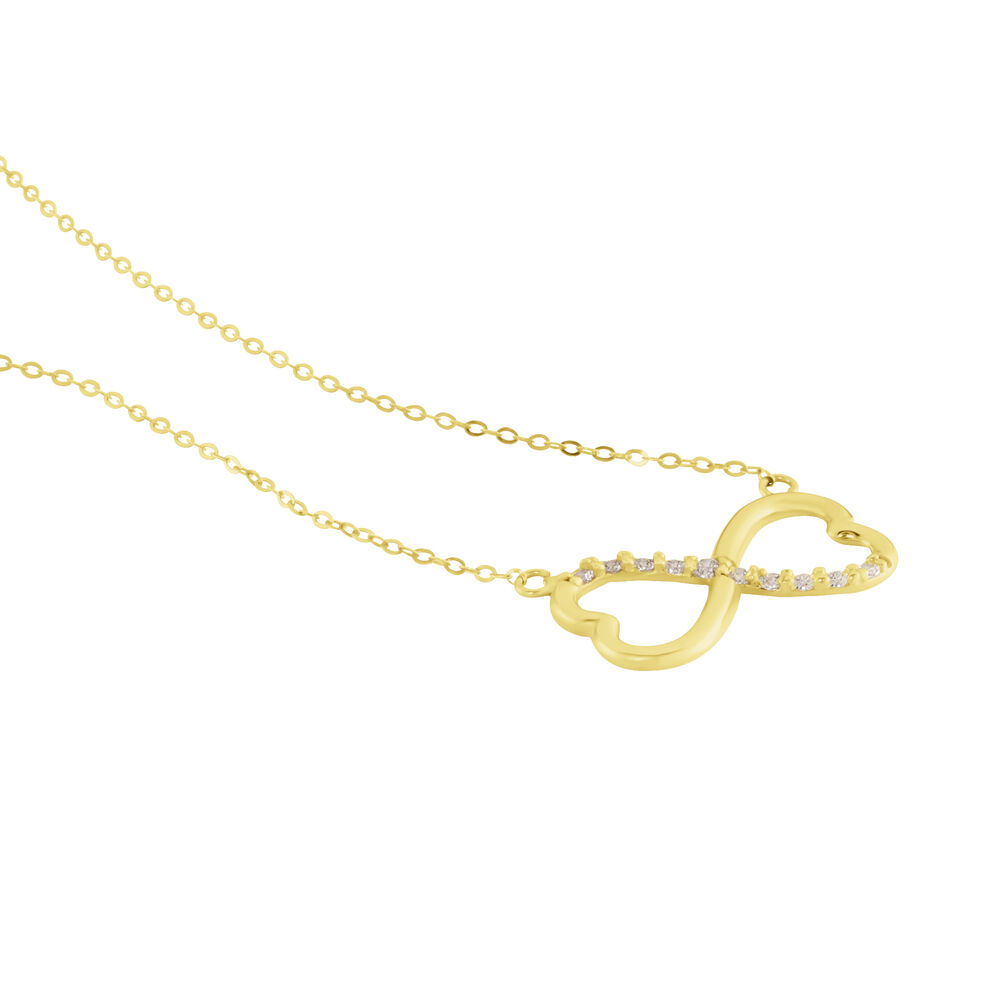 Collier Or Jaune Ilyas Oxyde De Zirconium - Colliers avec pierres Femme | Marc Orian