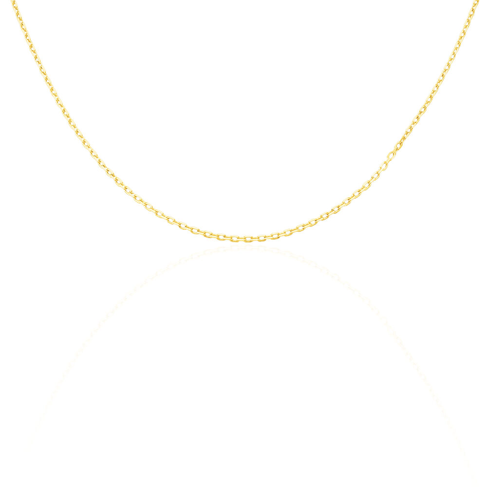 Cha&icirc;ne Igoa Maille For&ccedil;at Diamantee Or Jaune - Chaines Famille | Marc Orian