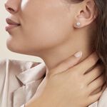 Boucles D'oreilles Puces Ursulina Or Jaune Perle De Culture - Boucles d'oreilles mariage Femme | Marc Orian