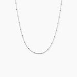 Chaine Kathi Argent Blanc - Colliers ras du cou Femme | Marc Orian