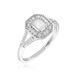 Bague Transmission Or Blanc Diamant - Solitaires Femme | Marc Orian